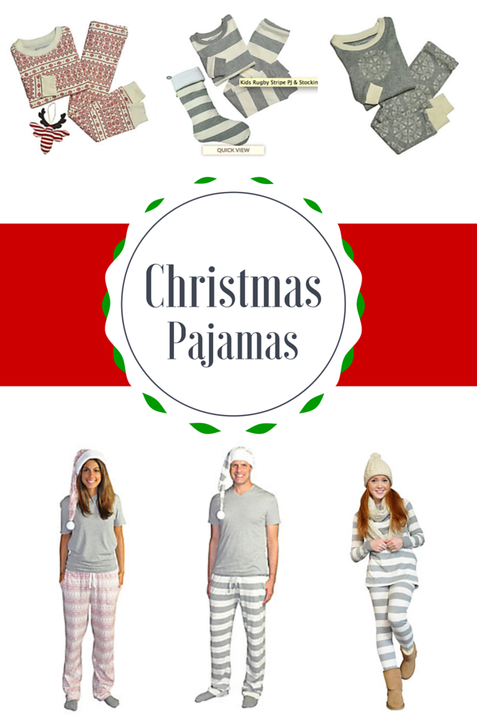 Family Pajama Tradition: Burts Bees Christmas Pajamas