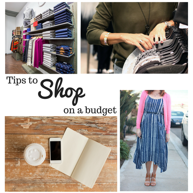 Tips to shop on a budget. Have the closet you always wanted with these 4 easy tips.