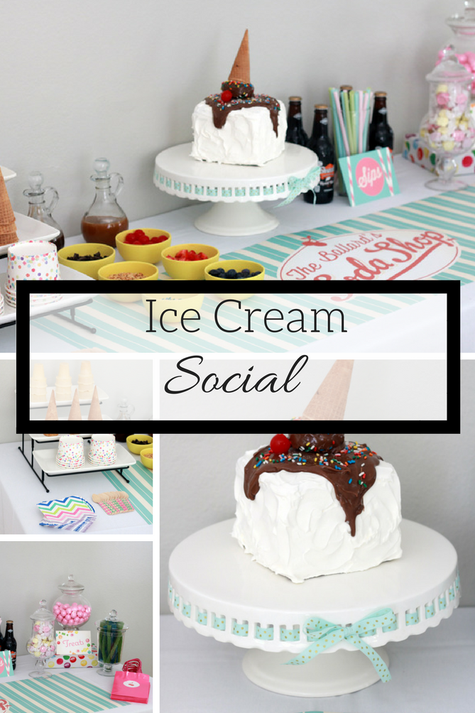 The perfect back to school ice cream social party. - The Fashionista Momma