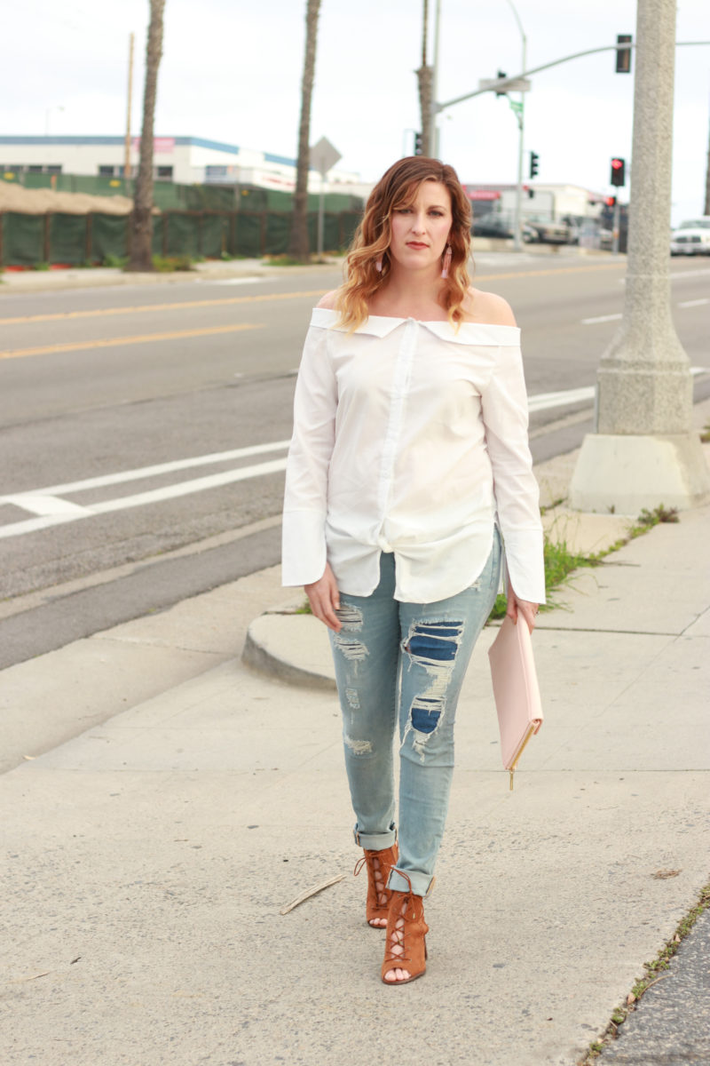 The Weekly Style Edit: Off The Shoulder Collar Shirt
