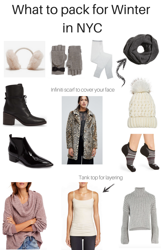 What to pack for winter in NYC. You will be warm and stylish in the coldest months.
