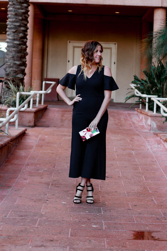 the perfect navy cropped jumpsuit from Stitch Fix by popular Los Angeles fashion blogger Style & Wanderlust