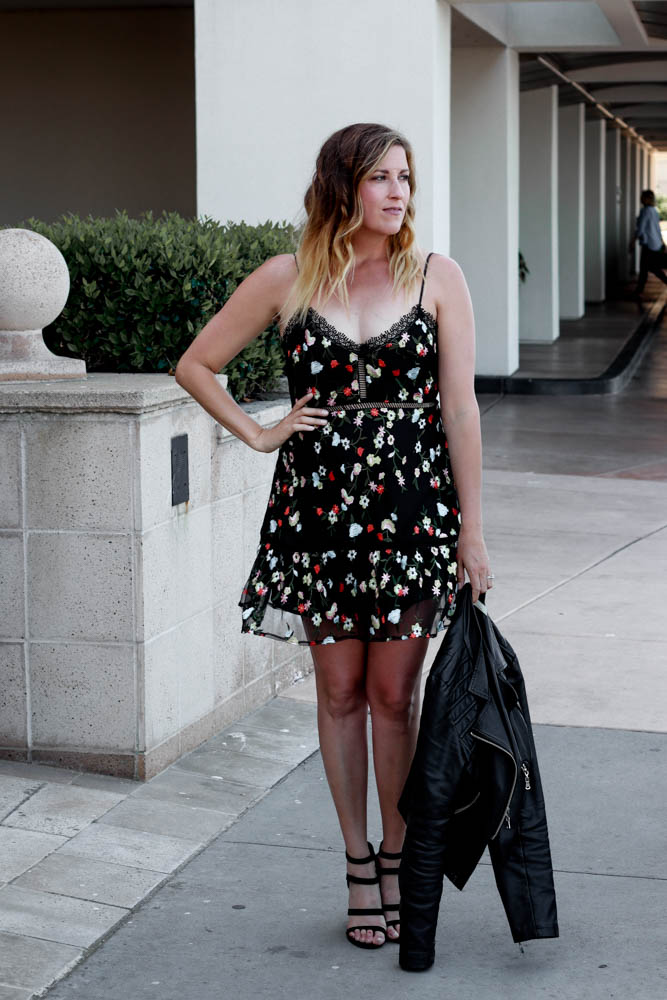 Floral Spring Dress styled by popular Los Angeles fashion blogger Style & Wanderlust