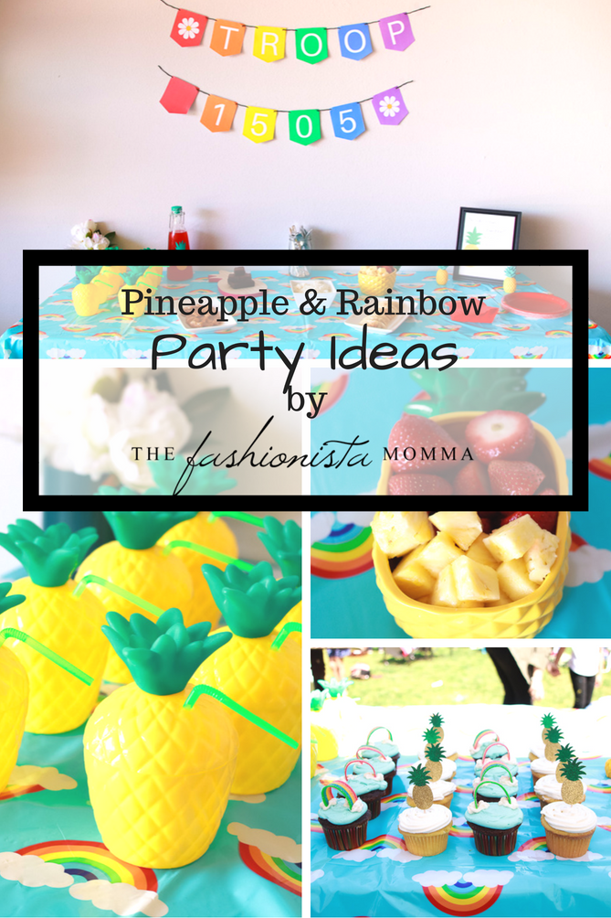 Pineapple Rainbow Party Ideas