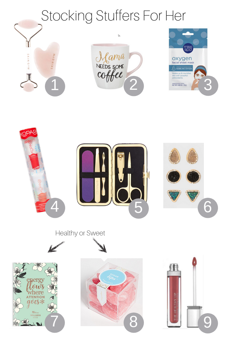 The Fashionista Momma shares the best stocking stuffers for the ladies that are under $25.