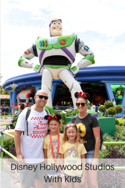 Popular US Travel Blogger, The Fashionista Momma shares her tips to Disney HollywoodStudios with kids; mom and daughters at Sci-Fi Dine-in Theater in Hollywood Studios; family at Toy Story Land in Hollywood Studio