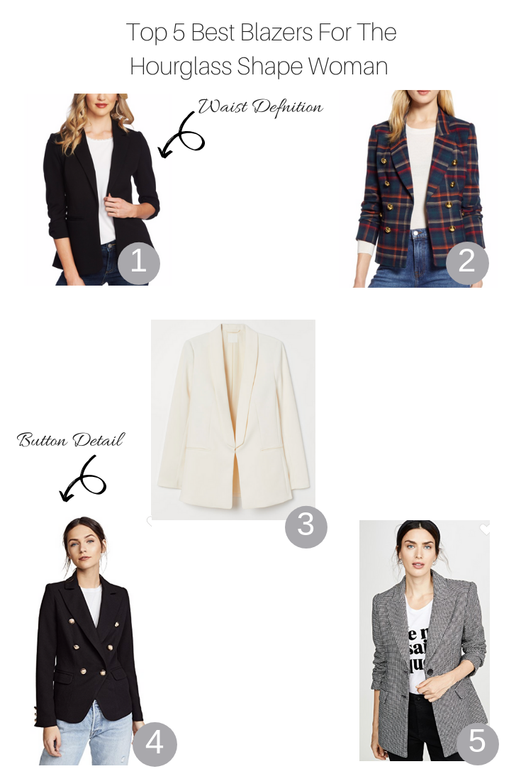 Top 5 Best Blazers For The Hourglass Shape Woman