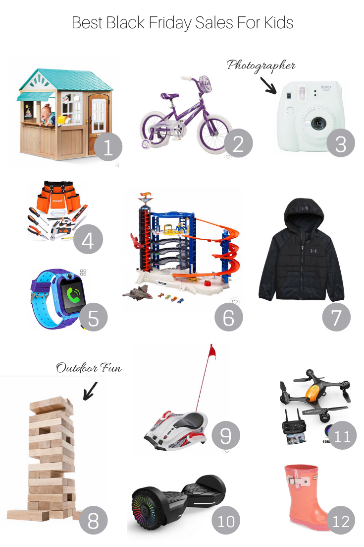 Best Black Friday Sales For Kids featured by Popular US Style Blogger, The Fashionista Momma: gift guide including outdoor playsets and toys.
