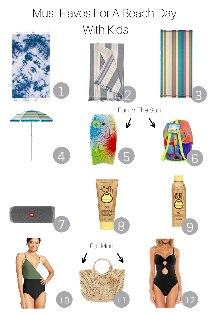 Must Haves For A Beach Day With Kids