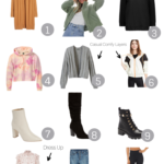 Must Have Transitional Pieces For Fall featured by popular US Style Blogger, The Fashionista Momma; collage of the perfect items for fall.