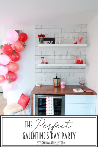 The Perfect Galentine's Day Party featured by Top US Party Blog, Style & Wanderlust.