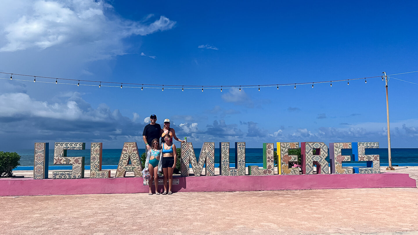 Pacific Globetrotters, budget family travel blog, shares 5 must see spots in Cancun. Isla mujeres