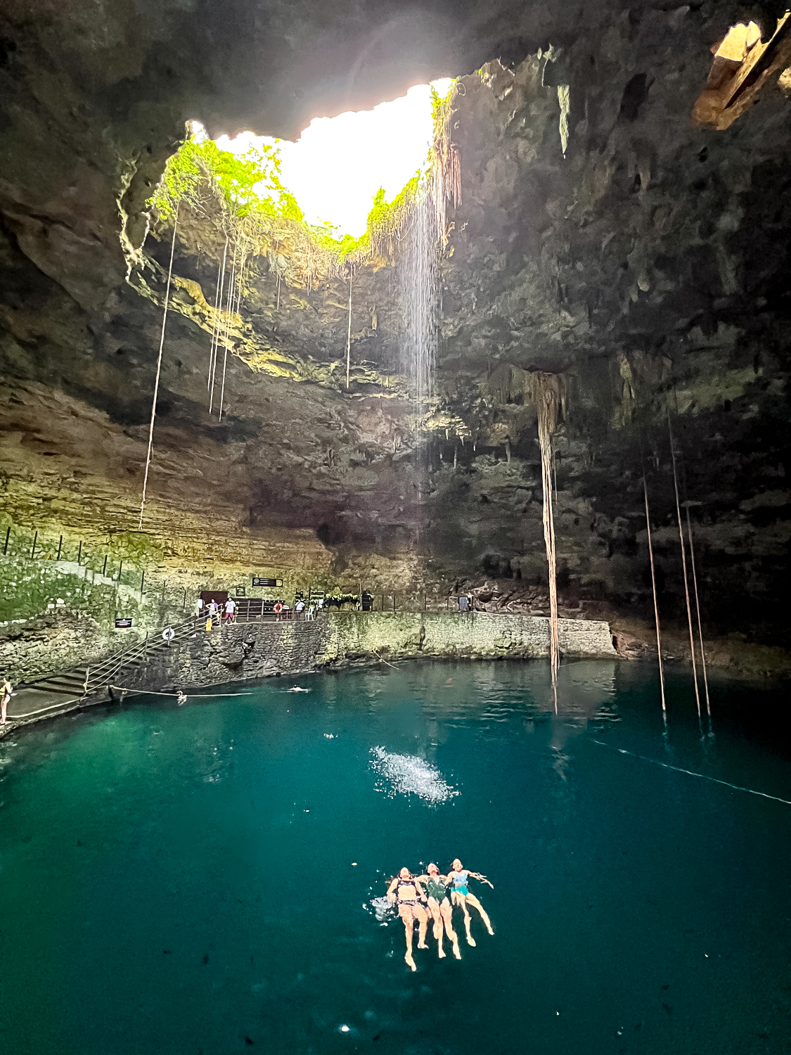 Pacific Globetrotters, budget family travel blog, shares the Best Cenotes In Cancun. Hubiku